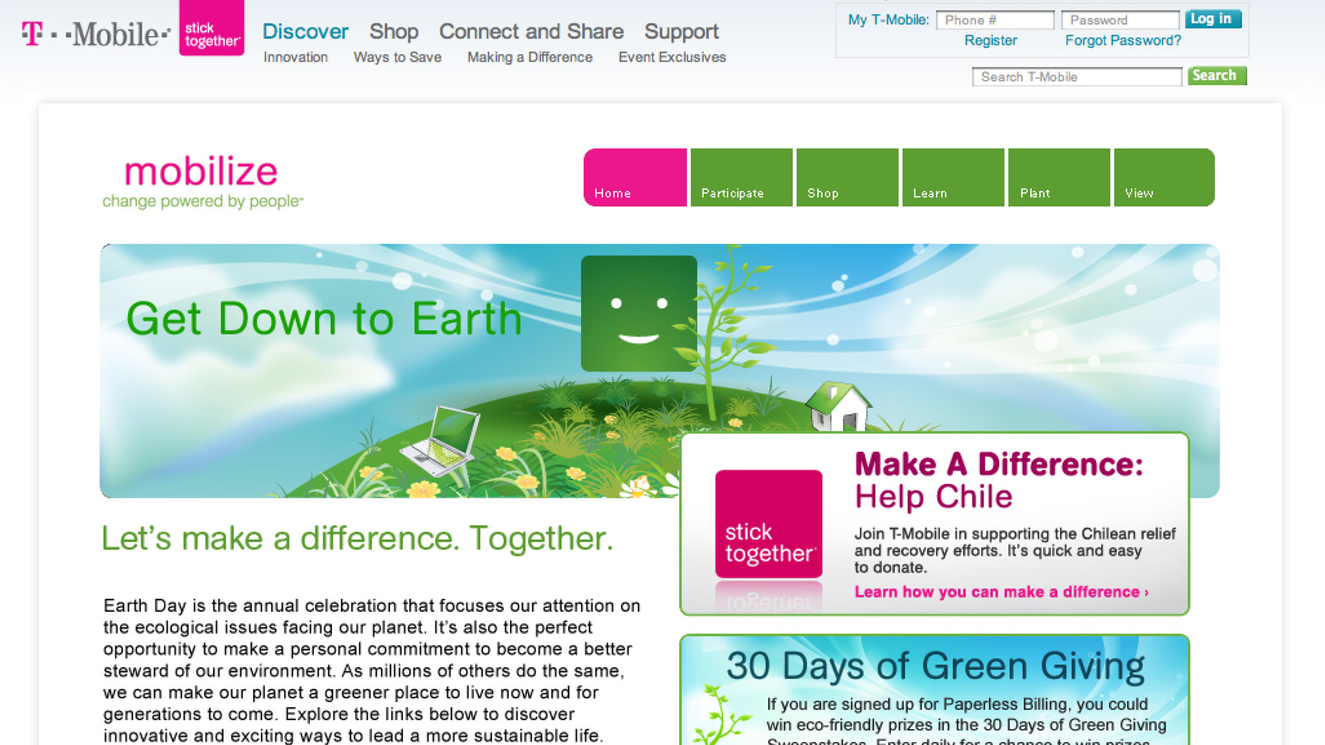  TMobile Earth Day